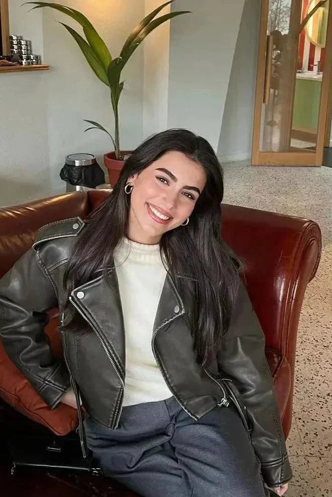 Dulcira | Short Biker Jacket for Women