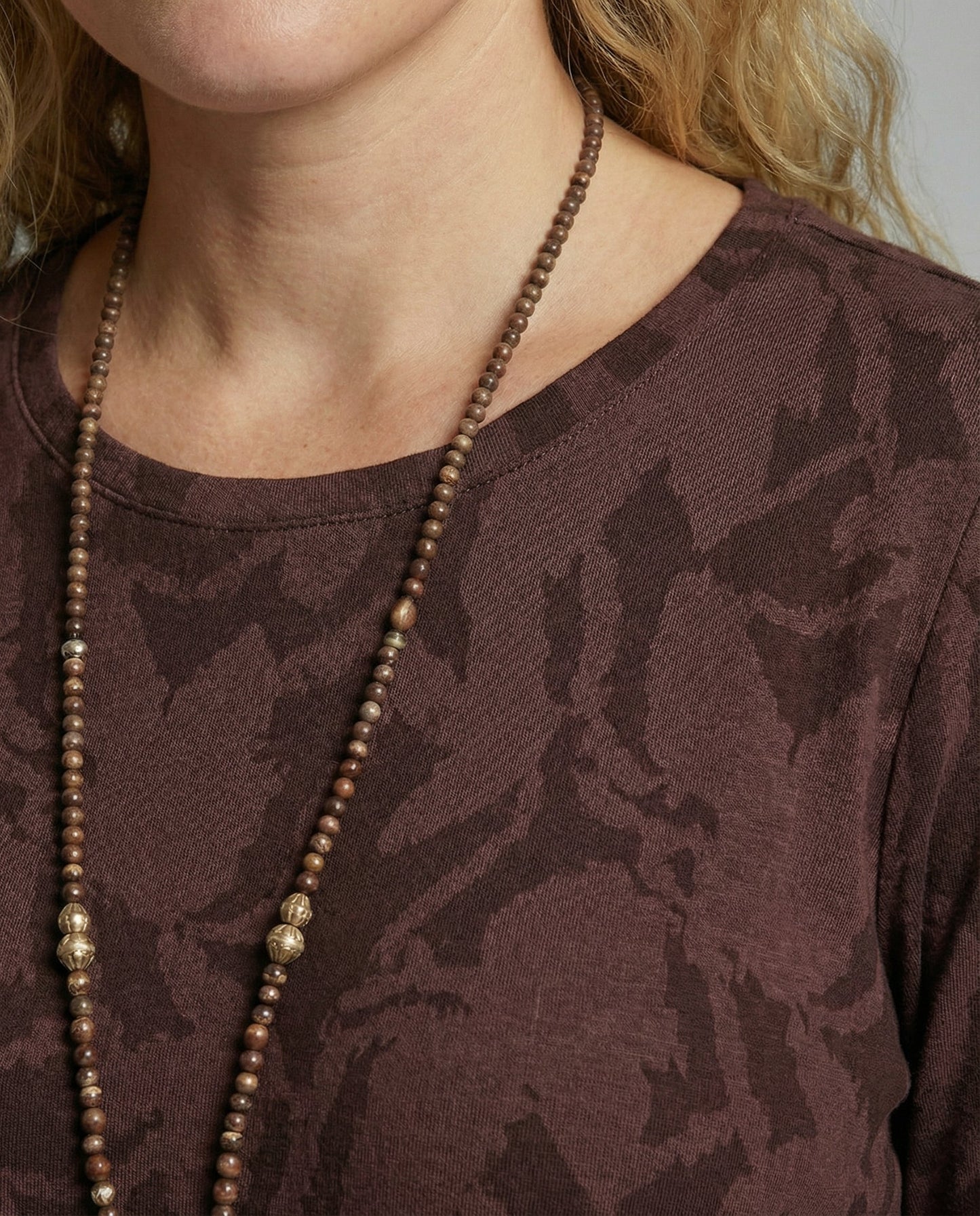 Dulcira | Long-Sleeved Pocket Dress with Print