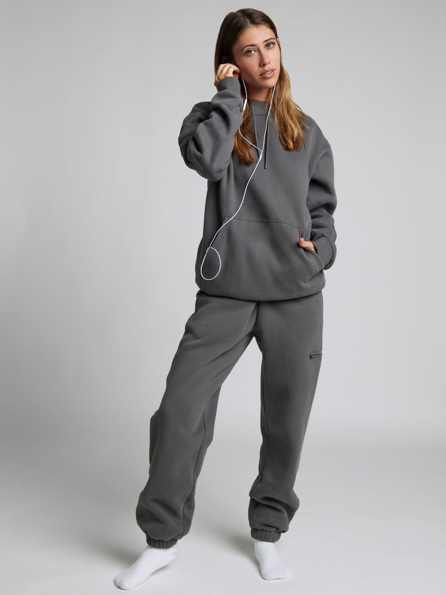 Dulcira | Travel Hoodie with Airplane Mode Graphic