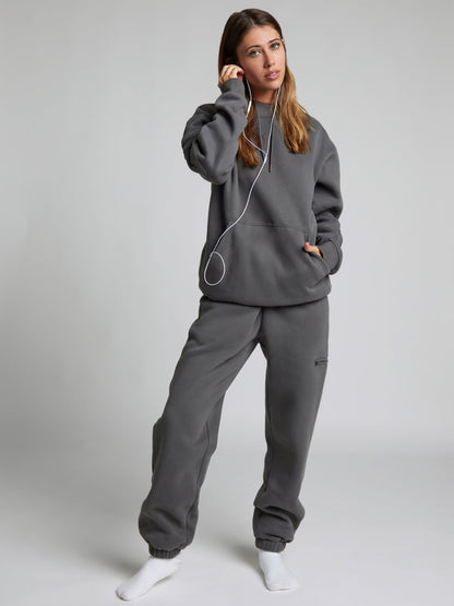 Dulcira | Travel Hoodie with Airplane Mode Graphic