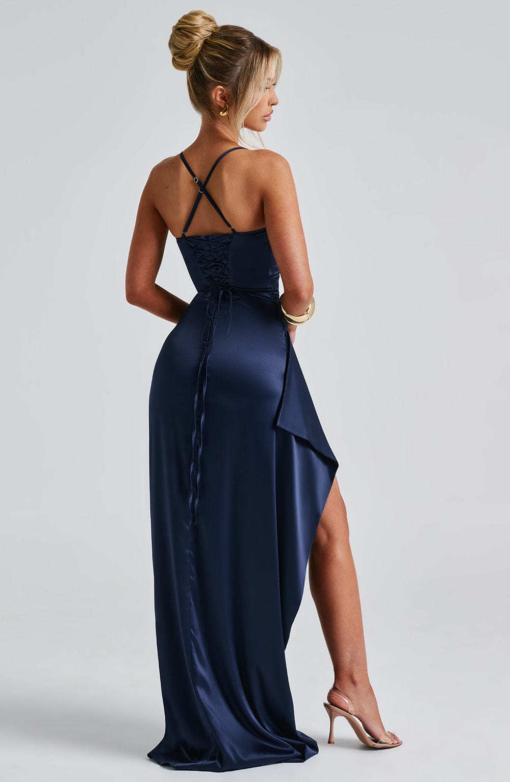 Dulcira | Navy Blue Maxi Dress