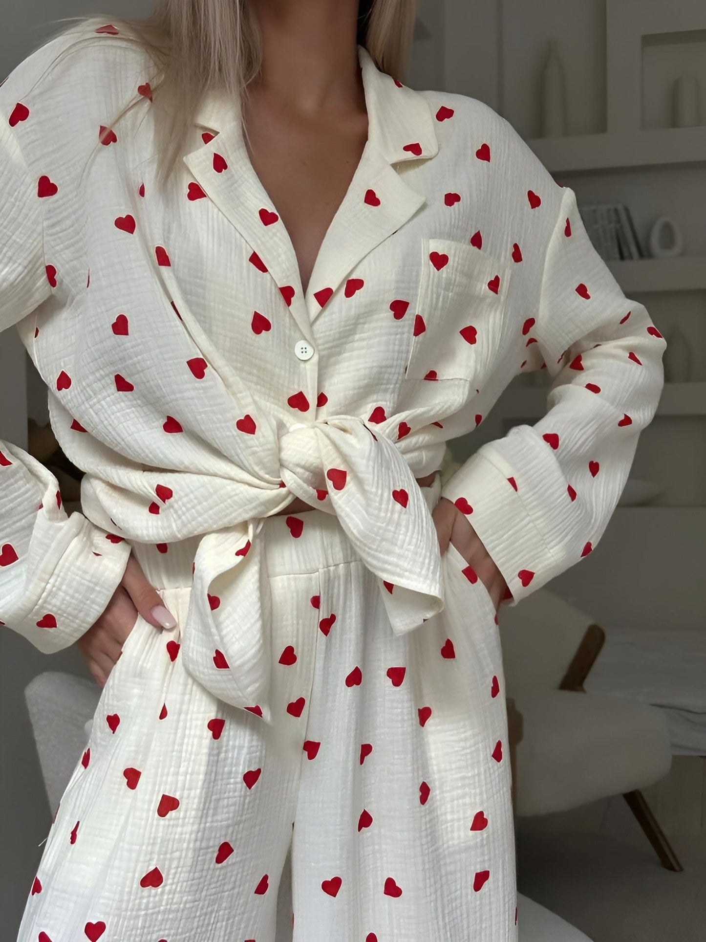 Dulcira | The Aesthetic Heart Pajama Set