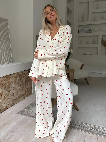 Dulcira | The Aesthetic Heart Pajama Set